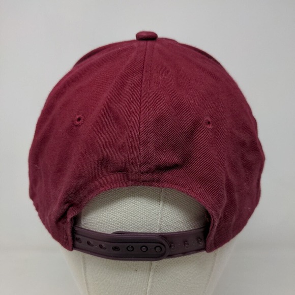 Simen Men's Snapback Hat Red Burgundy Size OS Embroidered Private Label Logo - Picture 5 of 7